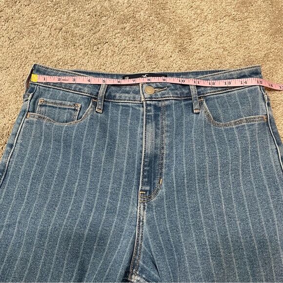 Hollister Ultra High Rise Skinny Ankle Striped Jeans Size 11R 30x27 - Picture 15 of 16